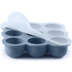Samuelworld freezer tray with clip-on lid preventing leaks