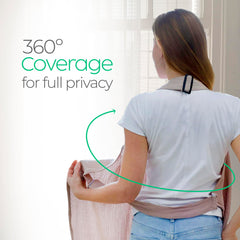 San Francisco Baby nursing cover with 360-degree coverage for private feeding.