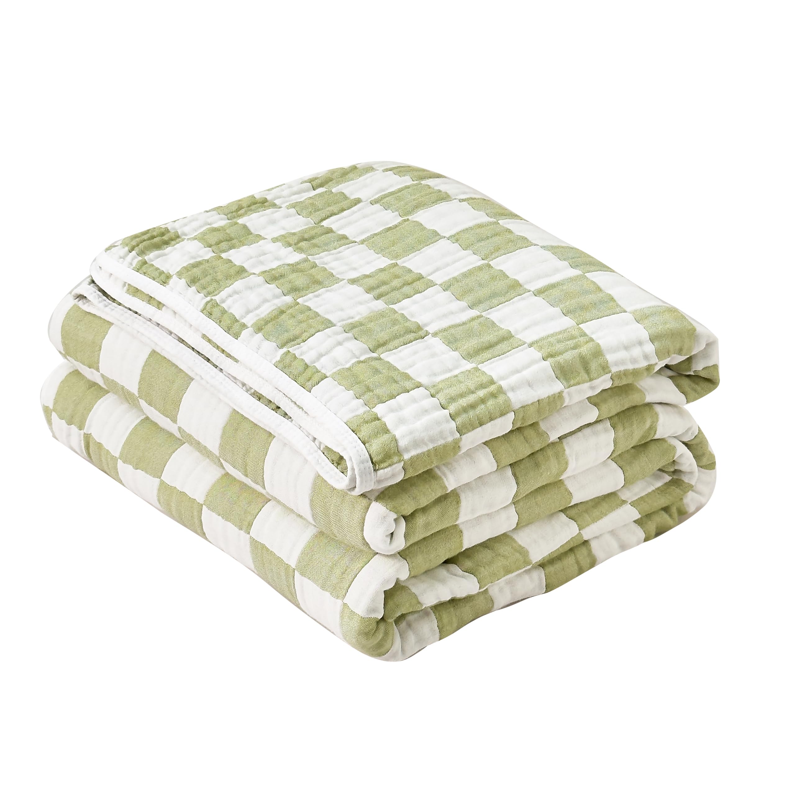SANACYNA six-layer gauze blanket close-up showing soft, skin-friendly material.