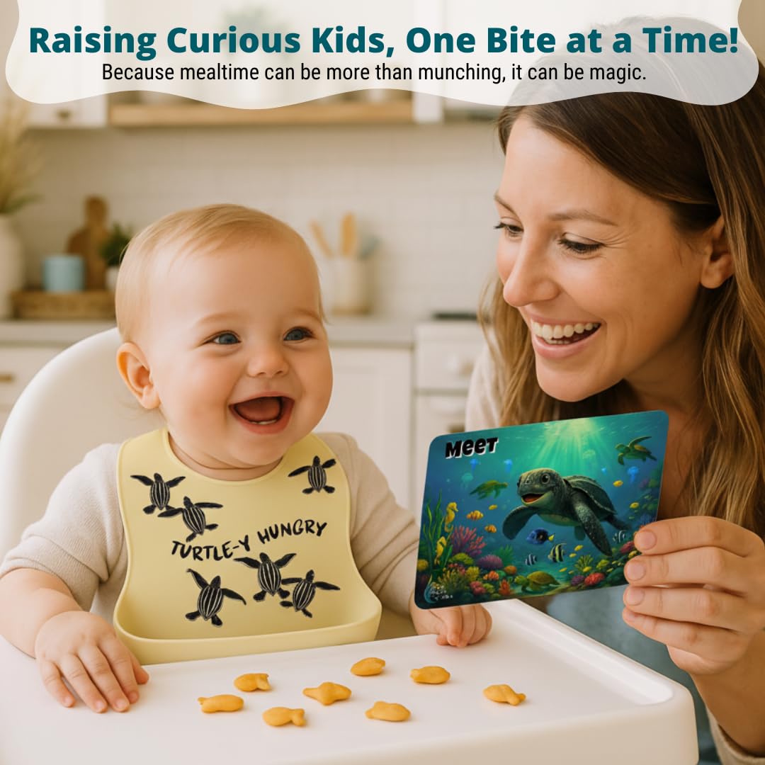 Sand Salt & Sea tear-resistant material stands up to busy mealtimes.