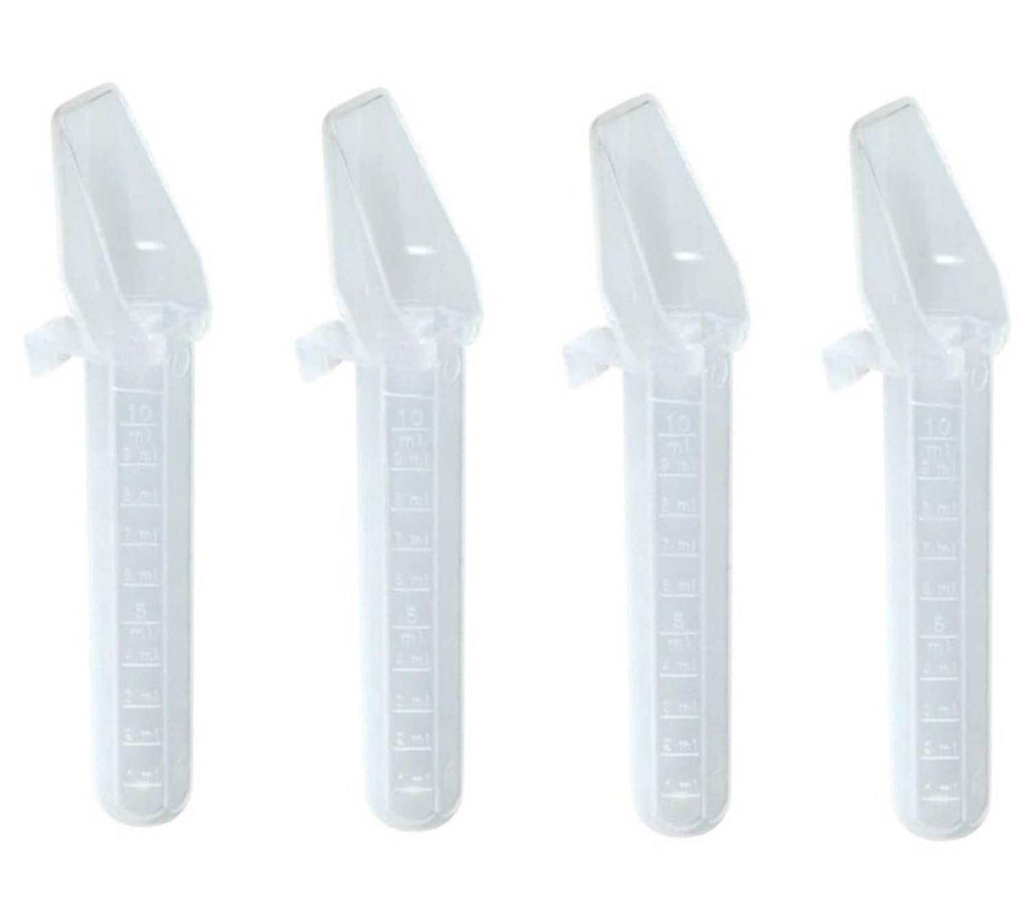 Sandhill Tools measuring spoon side profile highlighting long tube design for liquids.