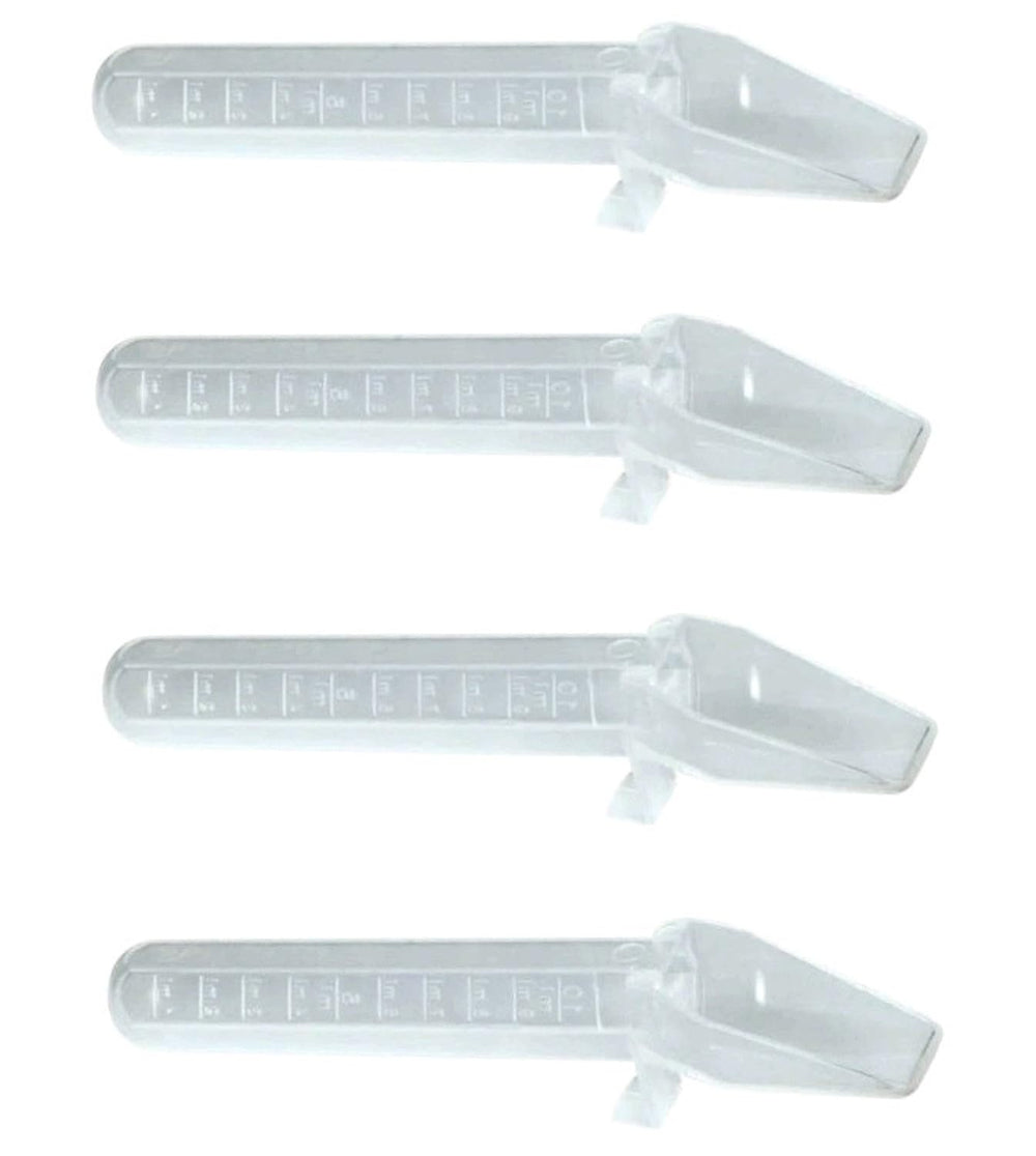 Sandhill Tools child-friendly medicine spoon in use for liquid meds.