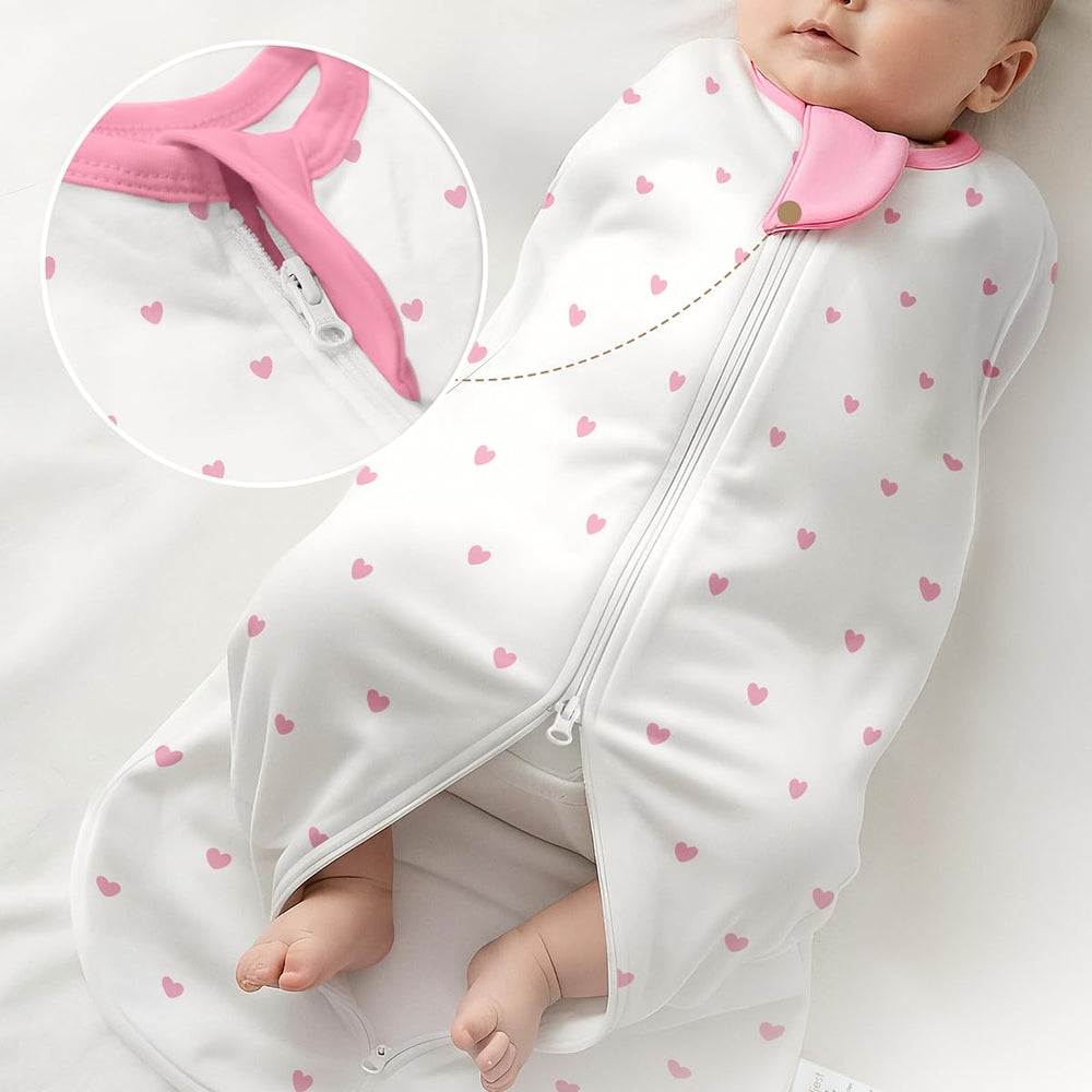 SANDJEST arm-in zipper design provides secure, cozy coverage for naps.
