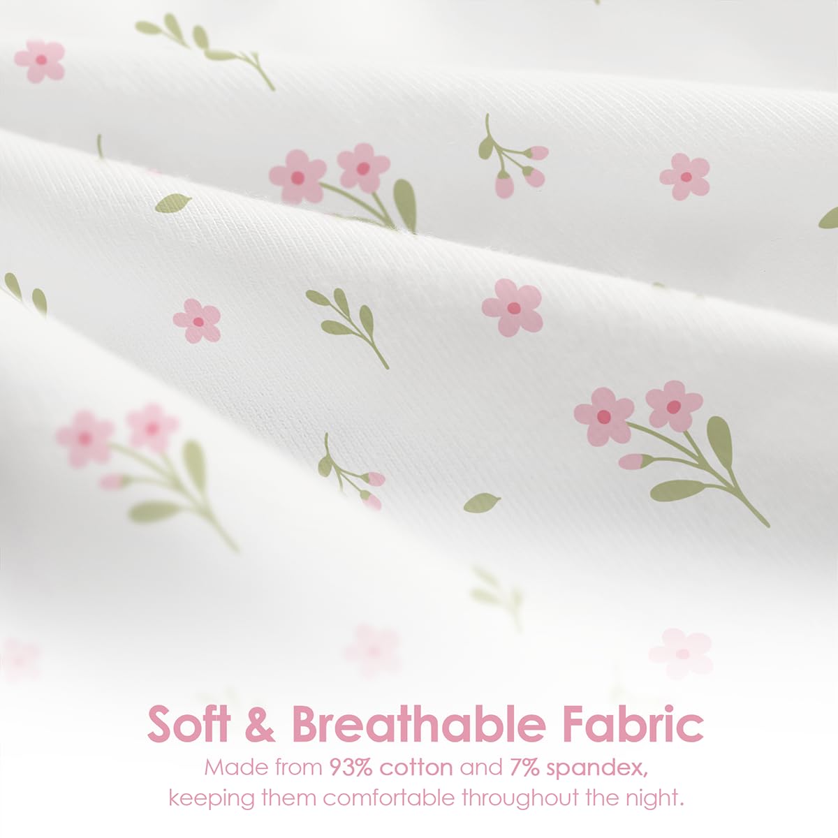 SANDJEST arm-in zippered sleep sack close-up demonstrates easy, safe nighttime changes.