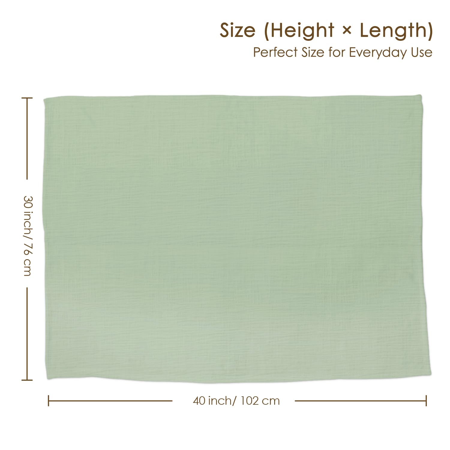 SANDJEST baby blanket 30x40 inches fits cribs and on-the-go snuggling