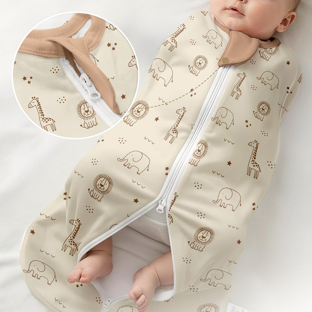 SANDJEST pack of 3 sets shows varied designs for newborn swaddles