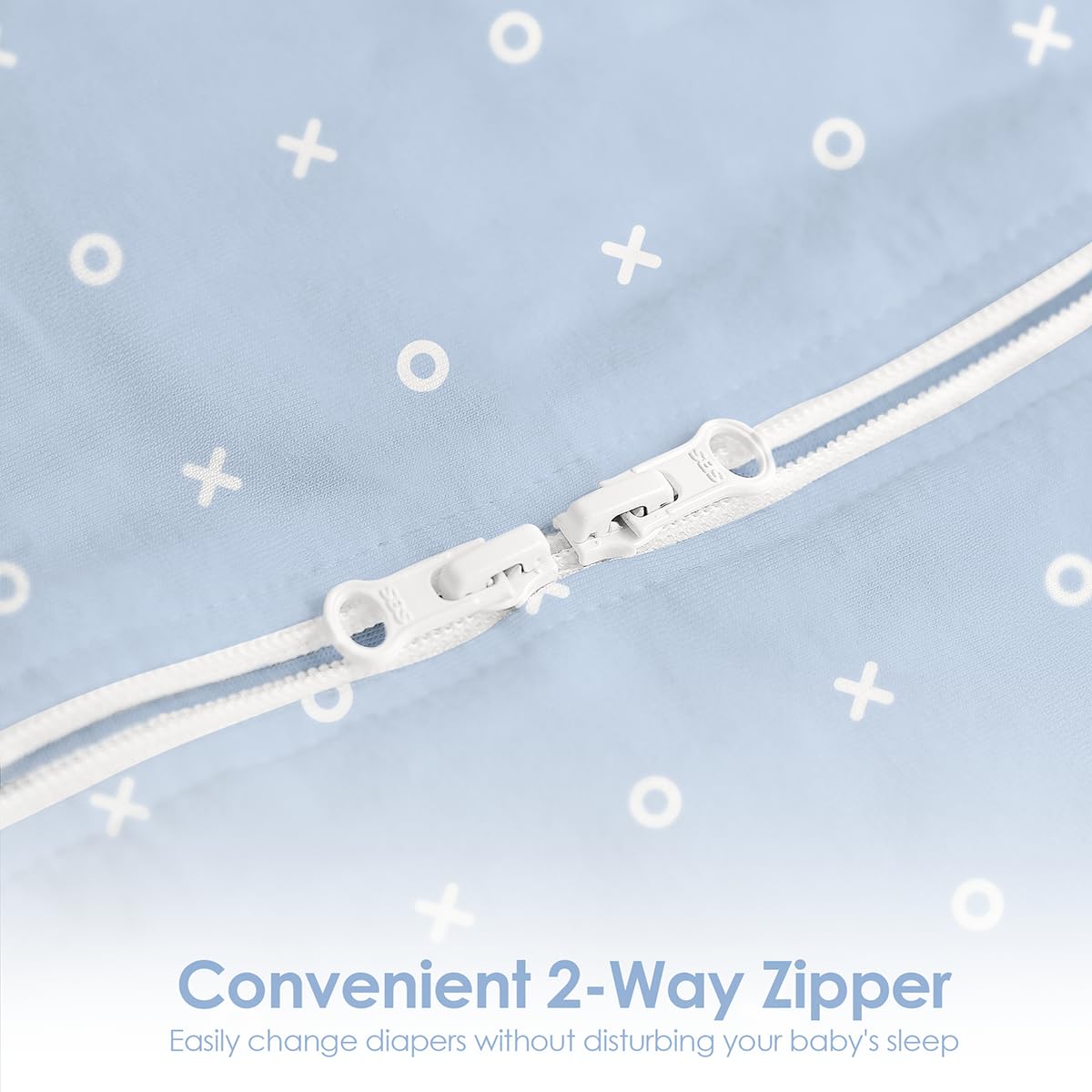 SANDJEST pack of 2 swaddles displays patterns for quick outfit options.