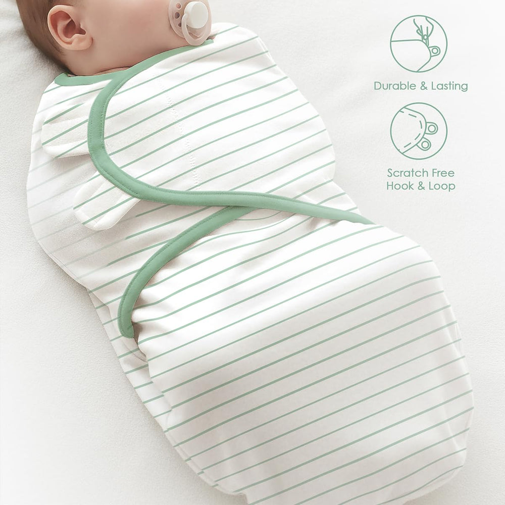 SandJEST pack of 3 swaddles for versatile newborn outfits.