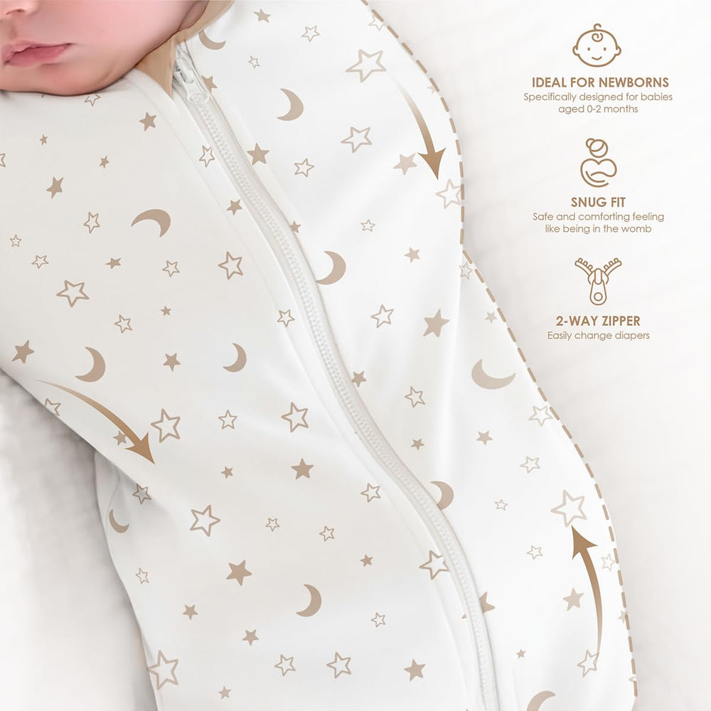 SANDJEST soft cotton fabric highlights gentle touch for delicate skin
