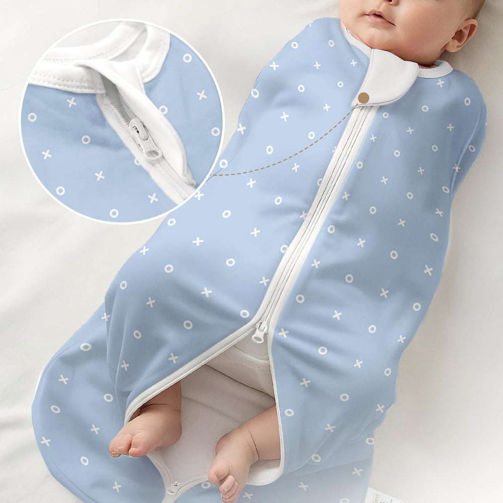 SANDJEST soft cotton fabric swaddle feels gentle on delicate skin.