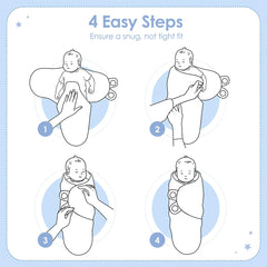 SANDJEST Baby Swaddle Star Pattern adds calming wrap for bedtime routines