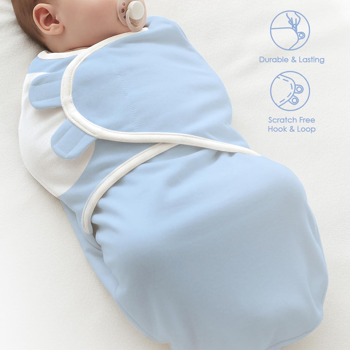 SANDJEST soft cotton fabric close-up highlights breathable texture for everyday comfort.