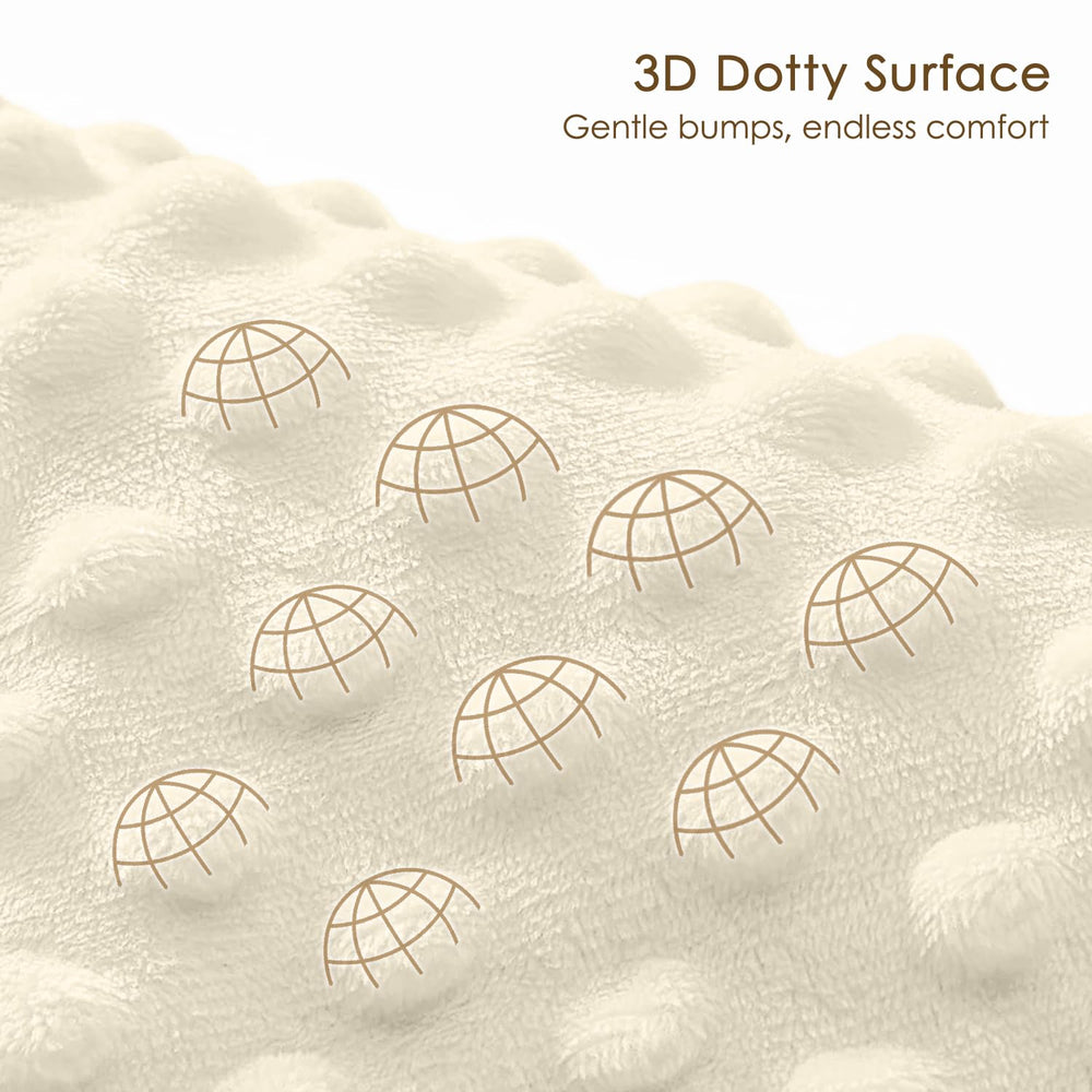 SANDJEST blanket used as stroller cover offers shade and peek-a-boo privacy.
