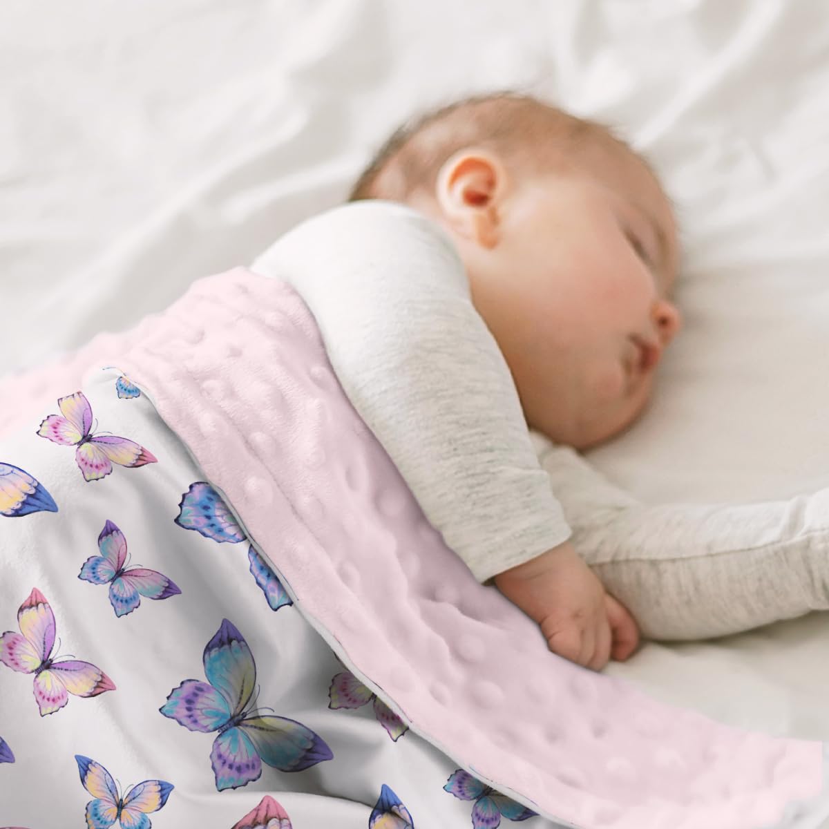 SANDJEST Kid Blanket wrapped in sleep for cozy snuggles.