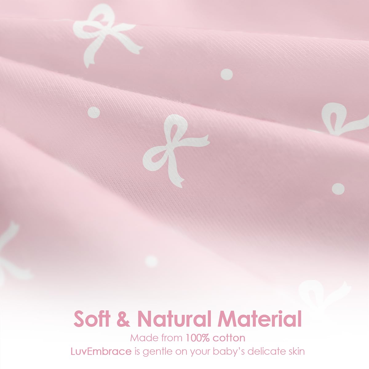 SANDJEST newborn-sleep-wrap-snug-fit-04 image highlights snug fit that stays in place during sleep