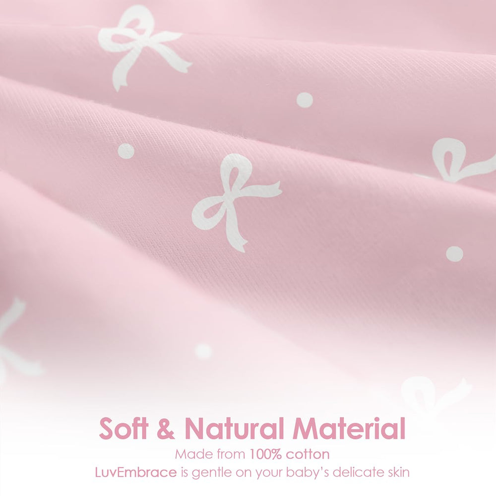 SANDJEST newborn-sleep-wrap-snug-fit-04 image highlights snug fit that stays in place during sleep