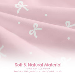 SANDJEST newborn-sleep-wrap-snug-fit-04 image highlights snug fit that stays in place during sleep