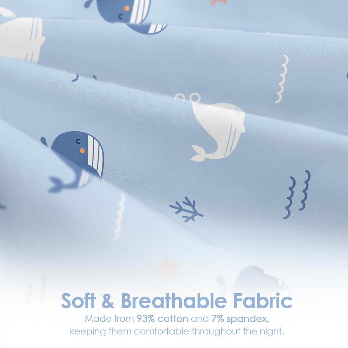 SANDJEST wearable sleep sack zipper closeup for easy changes