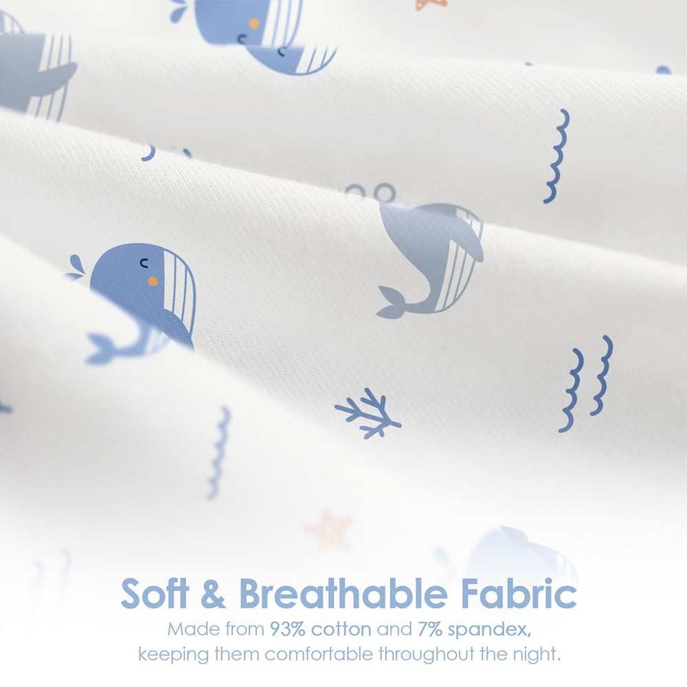SANDJEST whale-swaddle-pack designed for gentle newborn soothing.