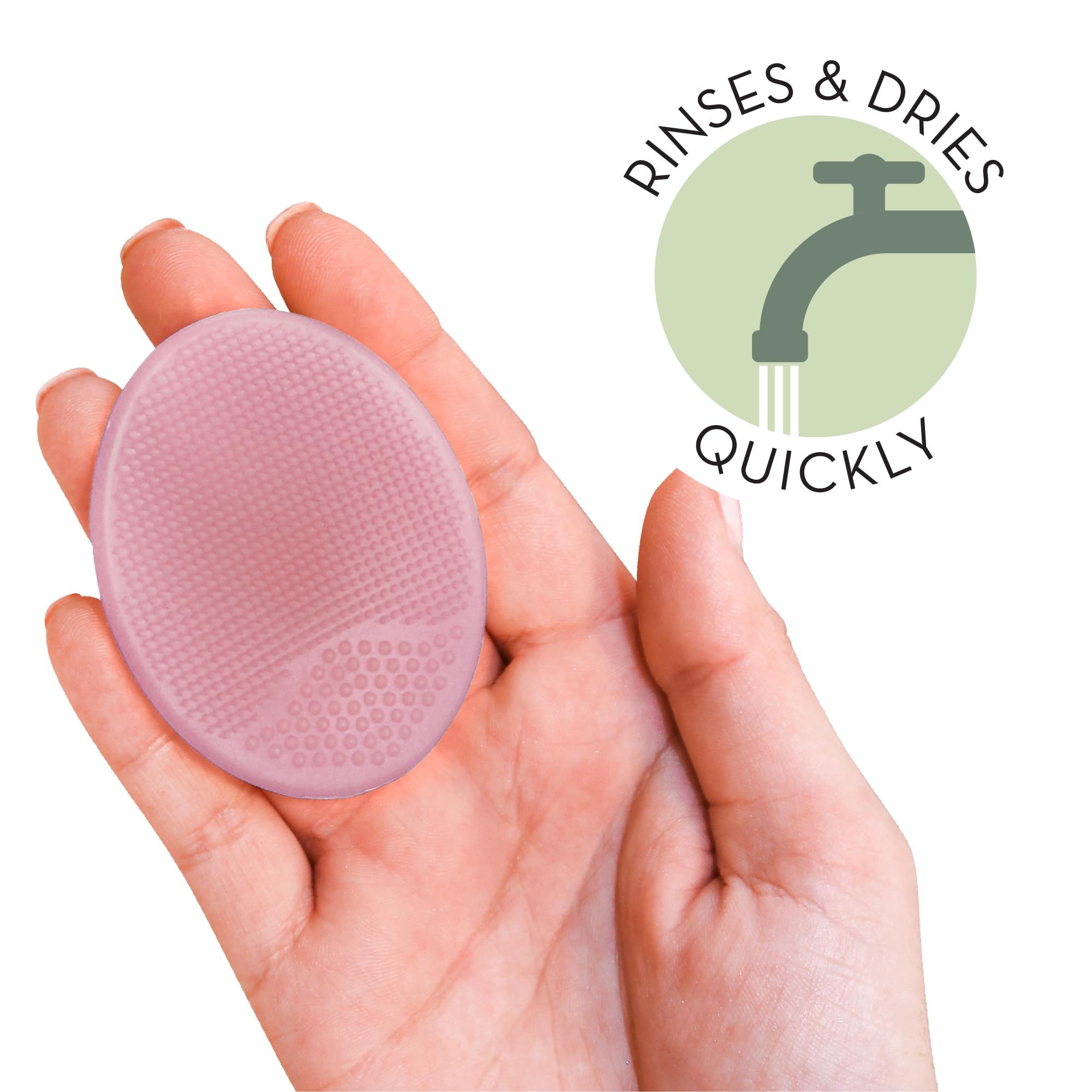 S&T INC. two-pack design ensures a spare brush ready for next bath.