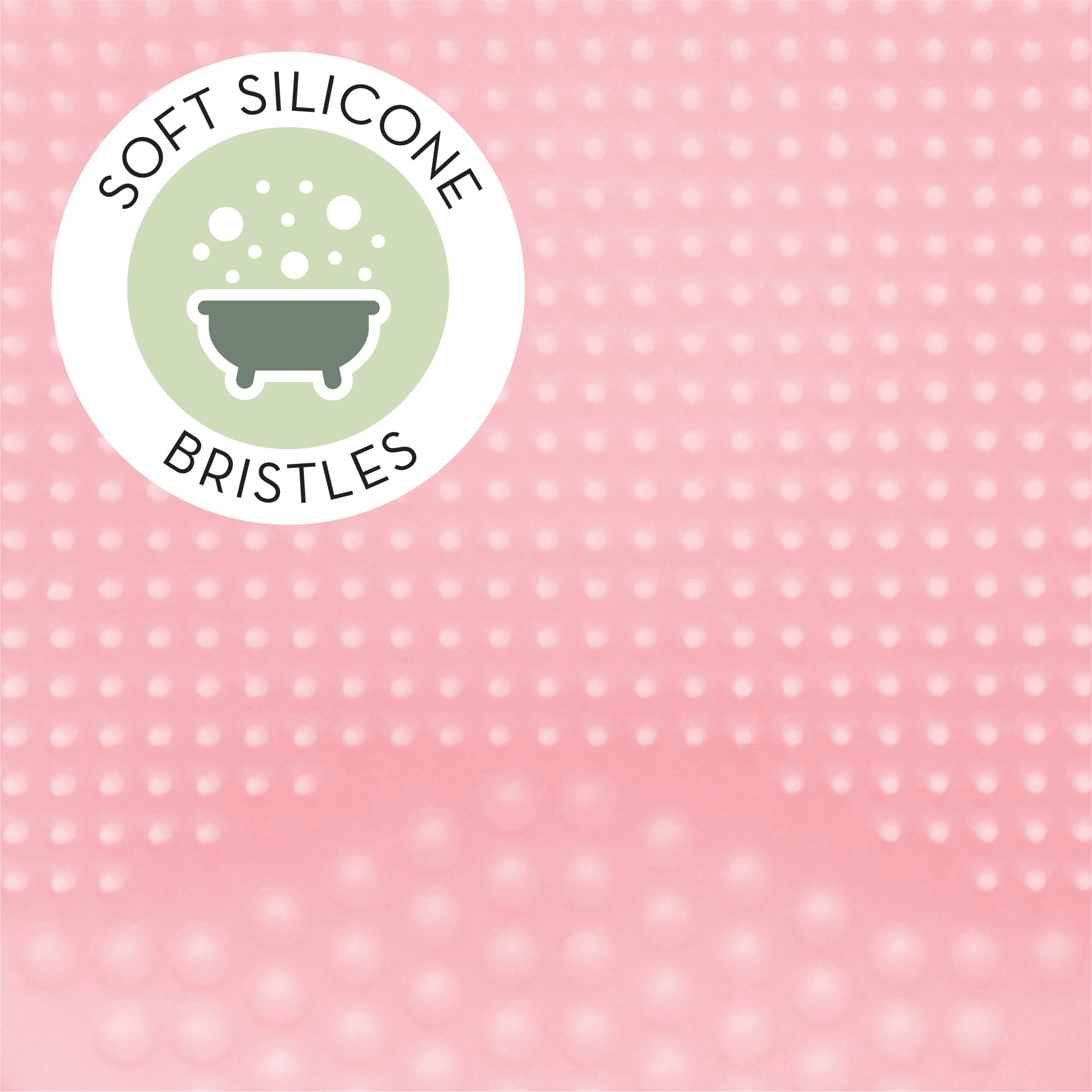 S&T INC. suction cup handle attached to tile for secure grip and quick drying.