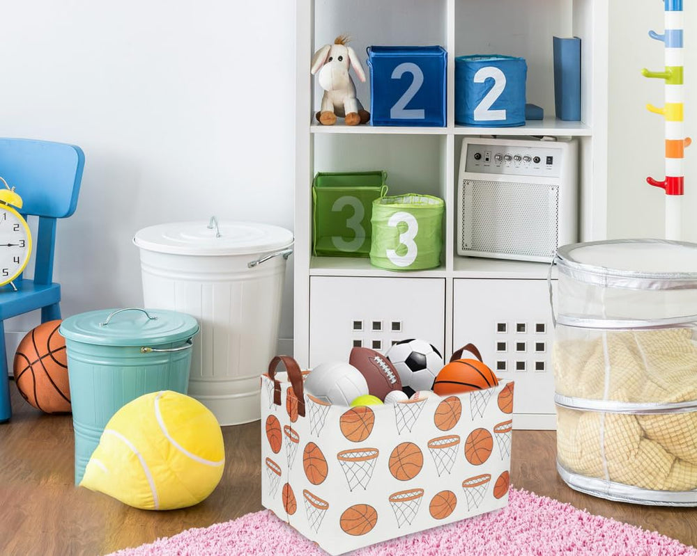 Sanjiaofen rectangle storage basket detailed canvas texture highlights lightweight, reusable design.