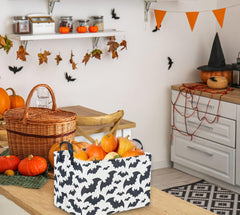Sanjiaofen bat-basket material closeup highlights linen-cotton with waterproof coating.