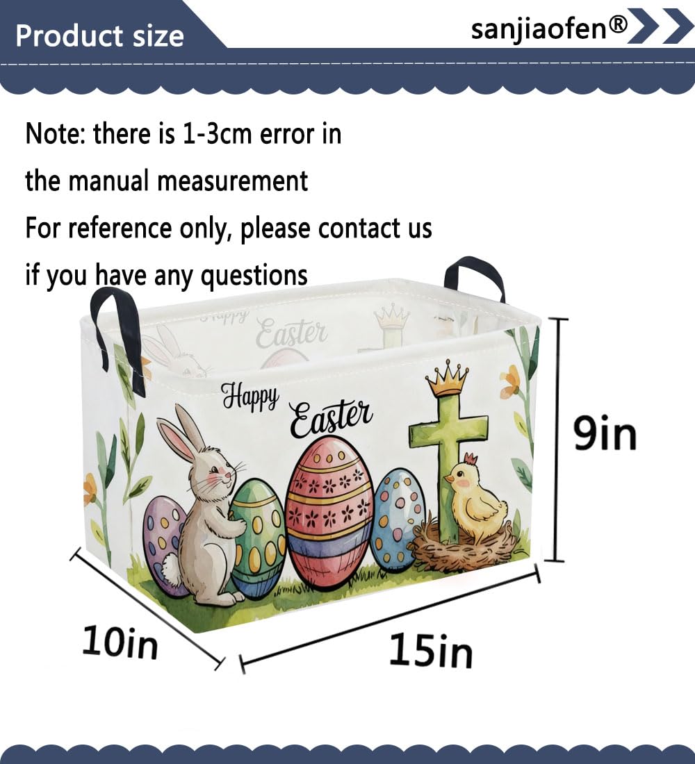Sanjiaofen Easter basket showing designer pattern design for playful decor.