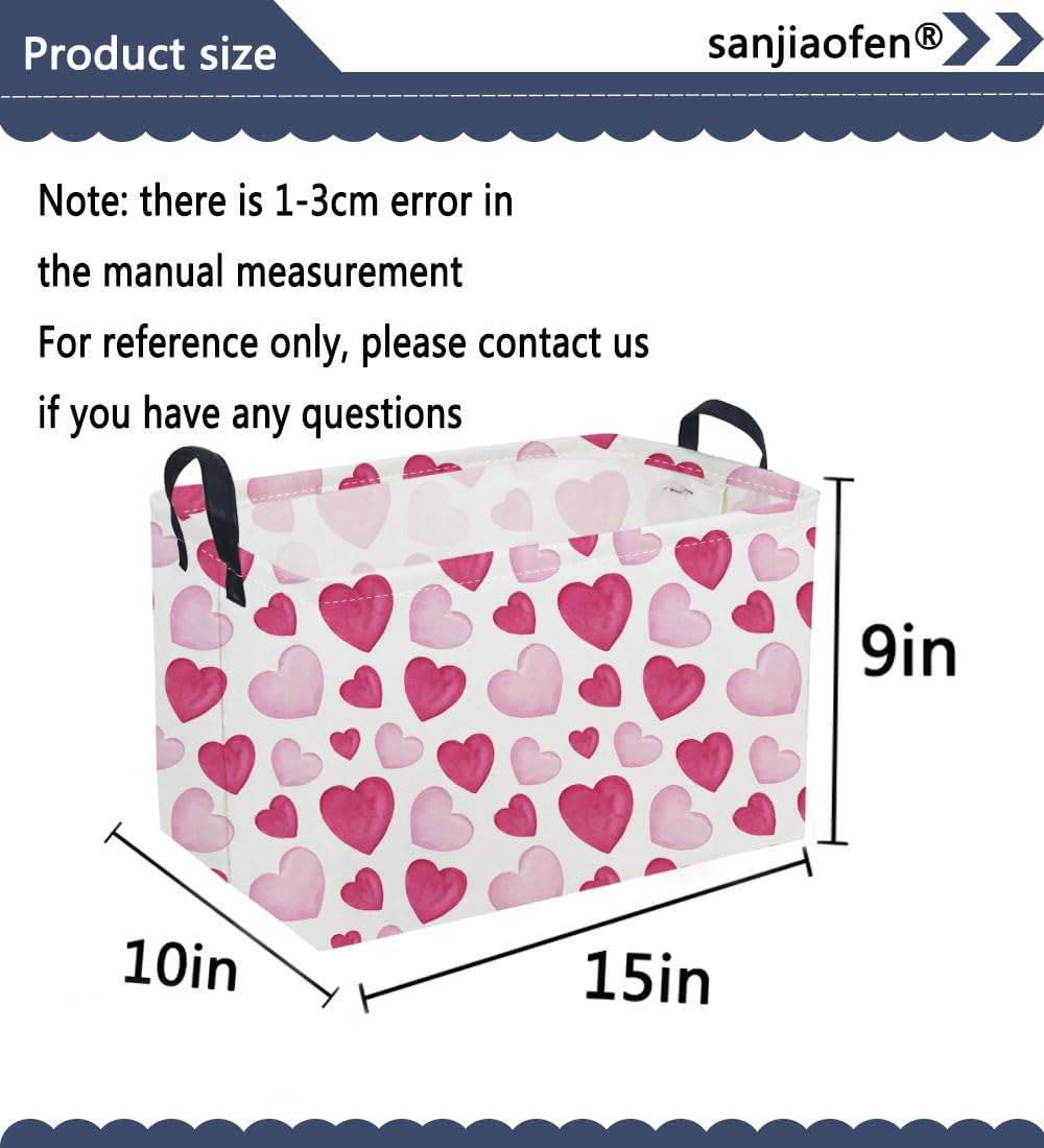 Sanjiaofen heart basket closeup showing durable leather handles for easy moving.