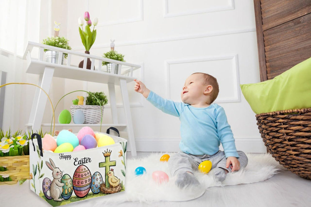 Sanjiaofen kid storage basket suitable for toys and books.
