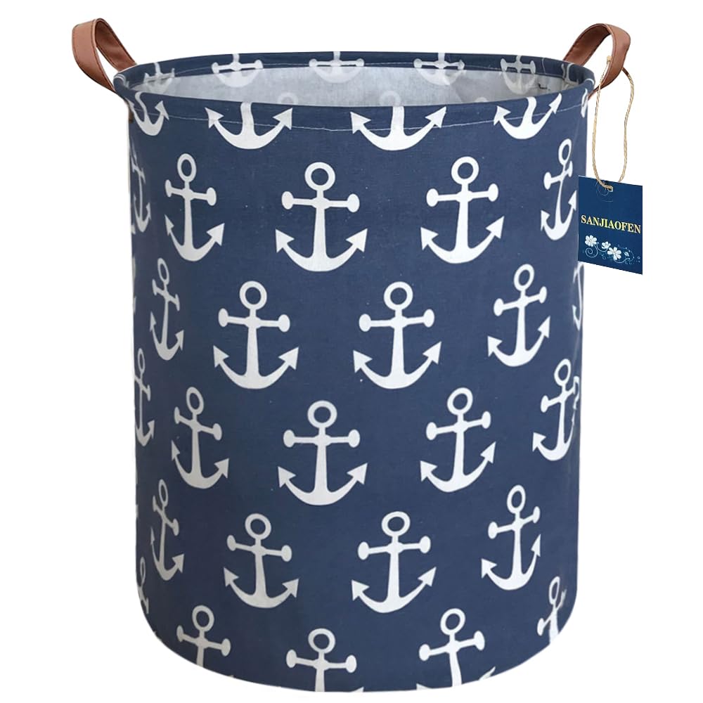 Sanjiaofen Kids Hamper showing collapsible design for space-saving storage and quick cleanup.