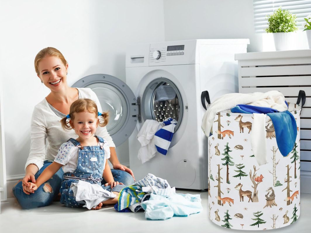 Sanjiaofen kids hamper with two handles for easy transport.