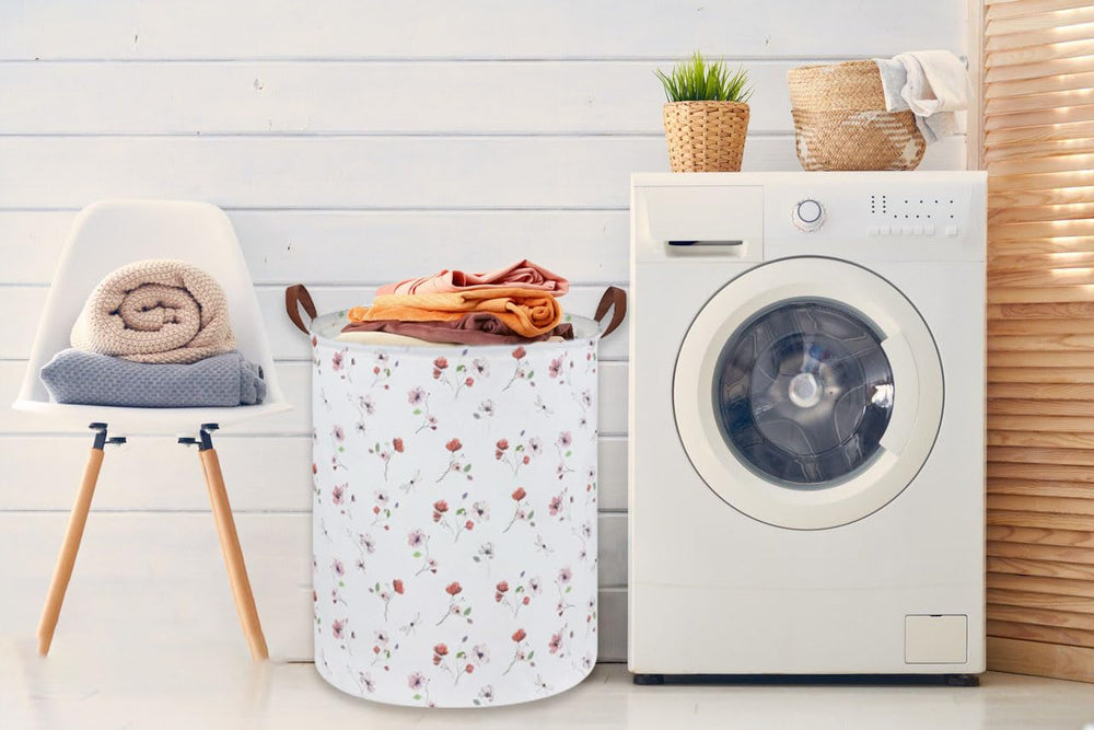 Sanjiaofen Kids Laundry Hamper in bedroom with closet organizer emphasizes versatile home storage