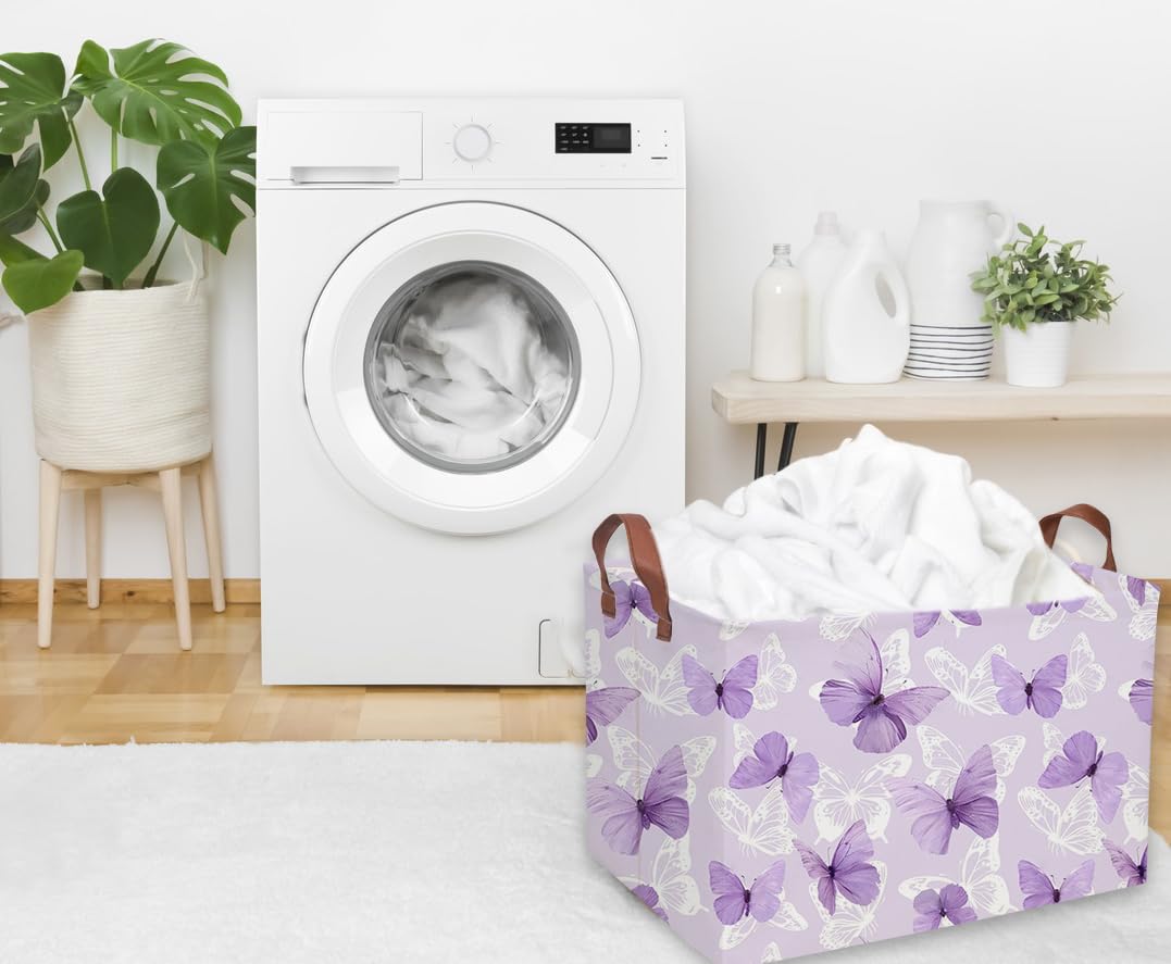 Sanjiaofen laundry-room storage bin helps organize clothes and toys.