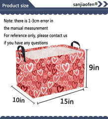 Sanjiaofen linen cotton storage basket with handles for organized magazines.
