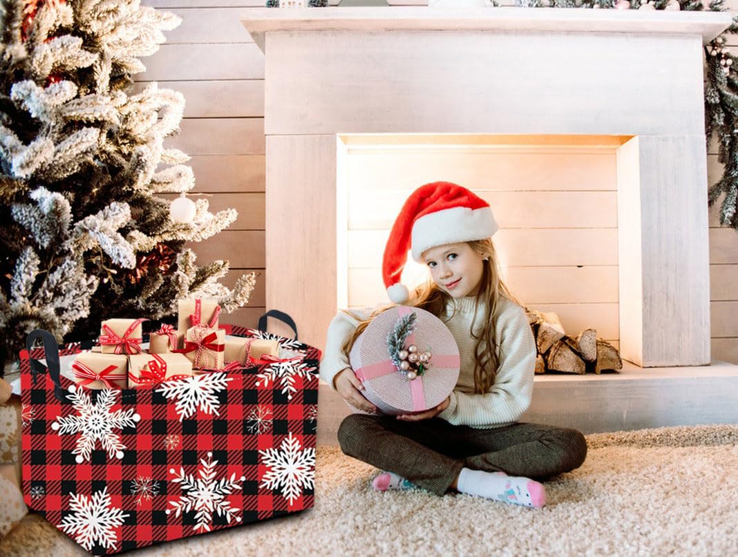 Sanjiaofen nursery setup with red snowflakes basket on shelf.