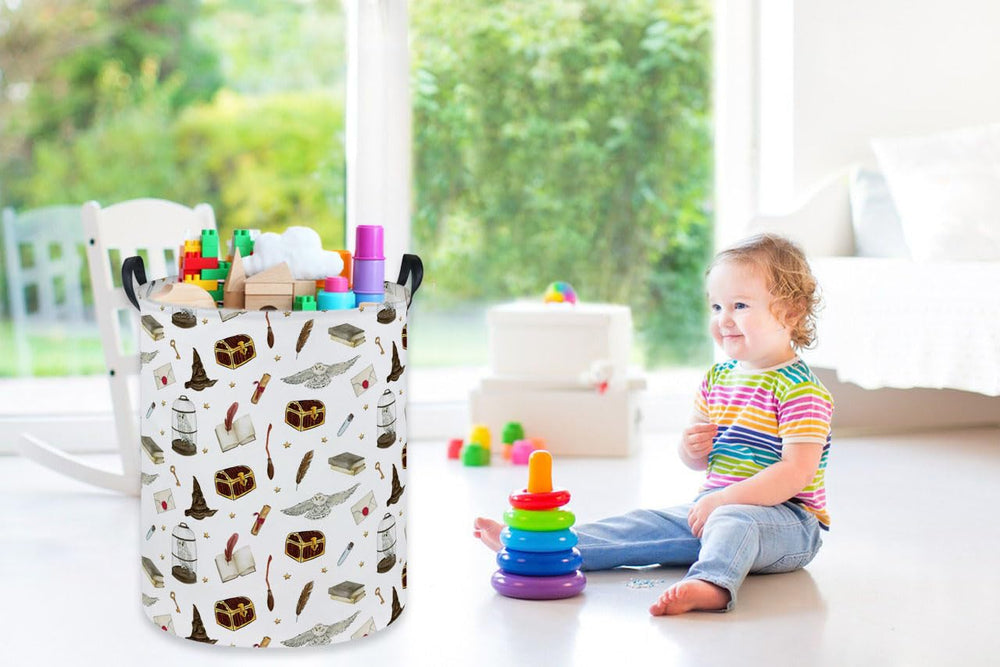 Sanjiaofen nursery storage bin helping organize kids' items neatly