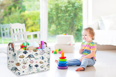 Sanjiaofen Ocean basket with leather handles emphasizes durability and easy carrying