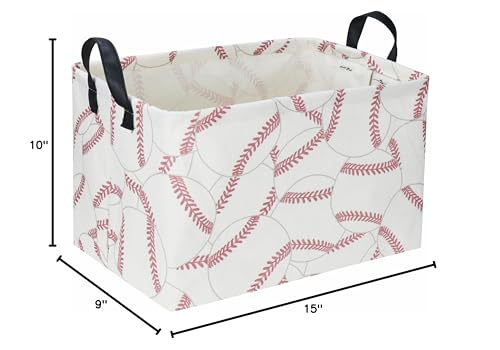 Sanjiaofen rectangular baseball basket folds flat during shipping with minimal wrinkles