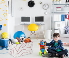 Sanjiaofen baseball basket for laundry and living spaces keeps rooms organized