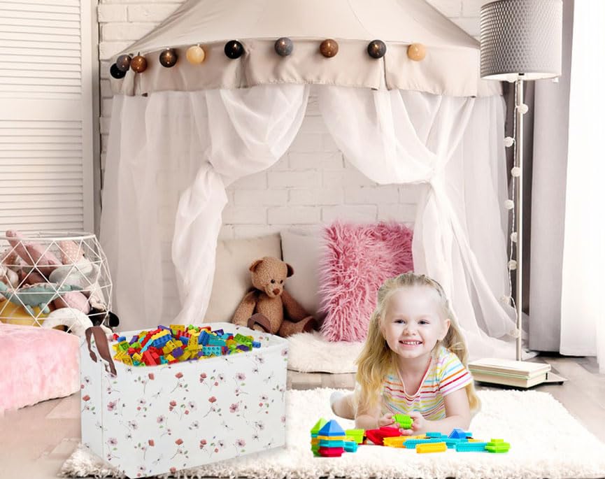 Sanjiaofen rectangular kids basket collapsed for space-saving storage