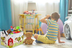 Sanjiaofen rectangular kids basket handles emphasizes durable leather handles for easy carrying