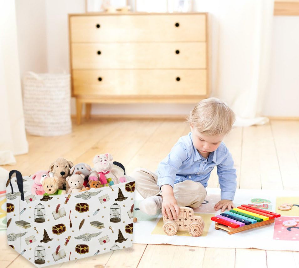Sanjiaofen rectangular kids basket in kids room keeps toys organized