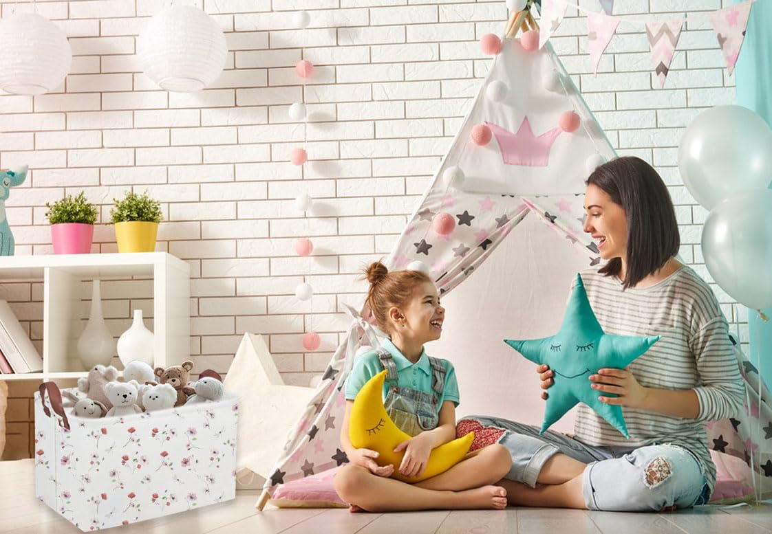 Sanjiaofen rectangle kids basket pattern design adds decor-friendly storage to any room