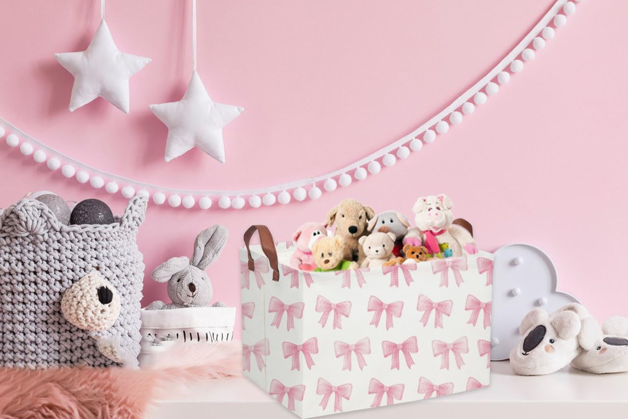 Sanjiaofen storage basket in a playroom organizes books and crafts.