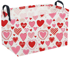 Sanjiaofen rectangular love basket front view for easy storage access