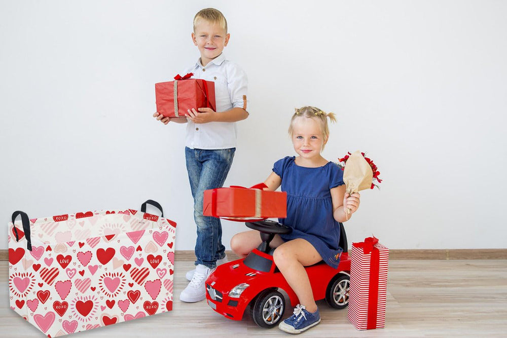 Sanjiaofen love basket in kids room ready for toys and books