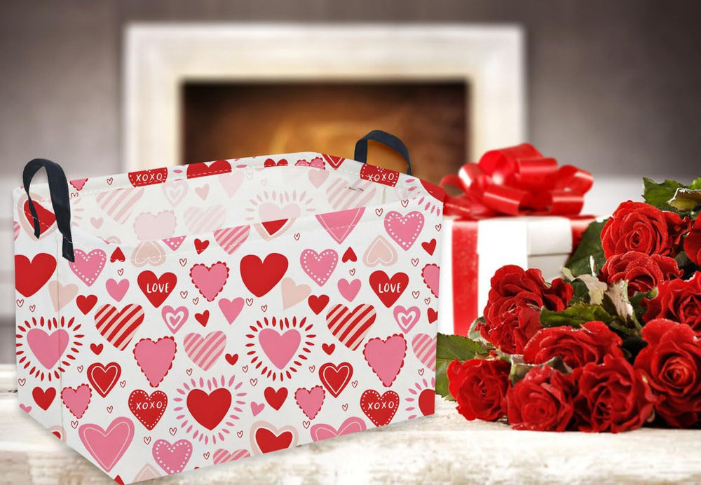 Sanjiaofen love basket on shelf enhances room decor