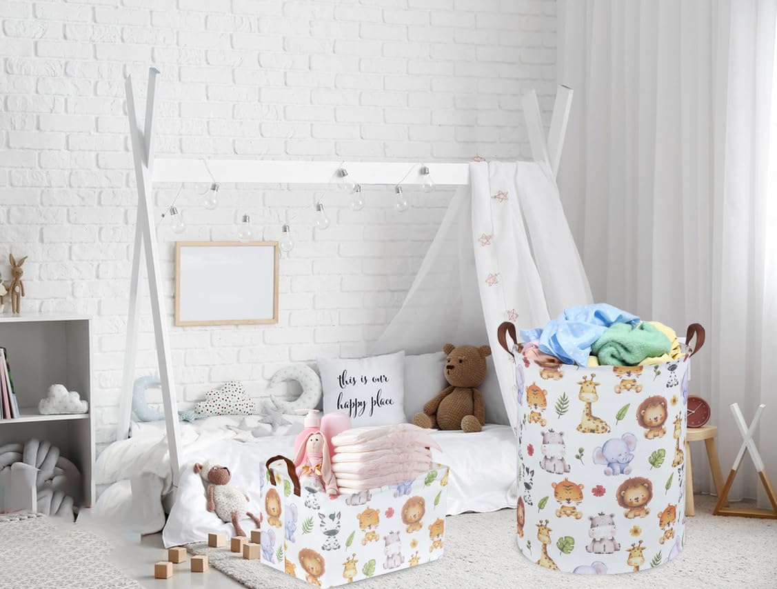 Sanjiaofen designer-patterned bin adds stylish nursery decor