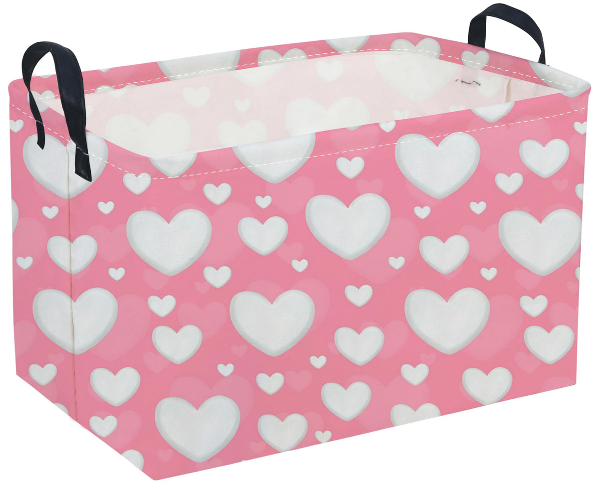 Sanjiaofen pink basket leather handles for easy transport